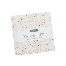 Moda MAKE TIME Charm Pack 24570PP 42 5&quot; Quilt Fabric Squares - Aneela Hoey - £7.90 GBP