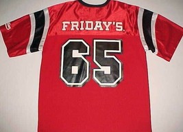 T.G.I. Friday&#39;s #65 Ambition 2015 Red Black Adult Unisex Adult Football ... - $9.40