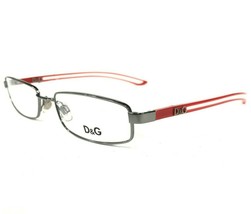 Dolce & Gabbana D&G4150 731 Eyeglasses Frames Red Silver Rectangular 51-17-130 - $93.29
