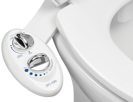 NEO 120 - Self-Cleaning Nozzle, Non-Electric Bidet Attachment, Rear Wash (White) - £45.79 GBP