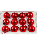 Shiny Brite Red Vintage Glass Christmas Ornaments (#CH1654) - $48.00