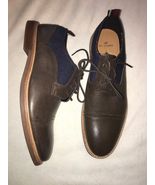 Ben Sherman Men's Birk Cap Toe Oxford, Brown Denim, Size 13 new - $127.71
