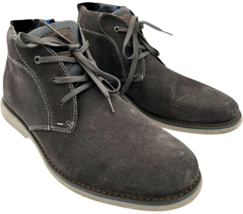 Nunn Bush Men&#39;s Otto Plain Toe Chukka Grey Leather Water Resistant Boot ... - $294.05 MXN