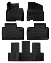 Fits 2022-2023 Kia Carnival Floor Mats 7 Seater Front 2nd Row And 3rd Liner - £44.83 GBP