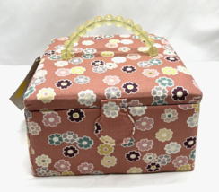 St Jane Collection Sewing Basket  Mod Floral Retro Pattern Dritz Z10262 NWT 2011 - £18.09 GBP