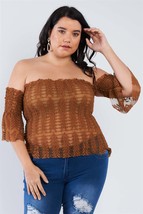 Women&#39;s Off The Shoulder Plus Size Top - $12.00