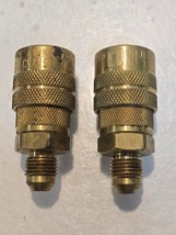 2 Quantity of Milton Kwik Change M Style Couplers 1/4&quot;x5/16&quot; Flare (2 Qu... - $31.99