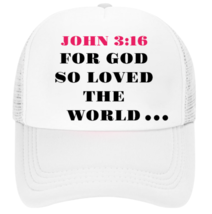 Church Hat Adjustable Snapback Trucker Hat Prayer Strength Believe JOHN ... - $10.00