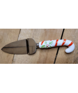 LILLIAN VERNON Candy Cane Handle Cake Pie Server Vintage Holiday Christmas - $25.13 CAD