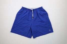 Vintage Champion Mens Size XL Distressed Above Knee Shorts Royal Blue Co... - £36.89 GBP