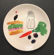 KATE SPADE Lenox All In Good Taste Pretty Pantry Accent White Salad Plate 8.5&quot; - £12.34 GBP