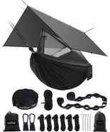 Sunyear Hammock Camping With Rain Fly Tarp And Net, Portable Camping Ham... - $106.94 CAD