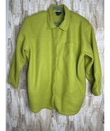 Avenue Fleece Pocket Tunic Button Up Plus 26/28 Chore Jacket Shirt Green - €25,77 EUR Avenue Fleece Pocket Tunic Button Up Plus 26/28 Chore Jacket Shirt Green - €25,77 EUR