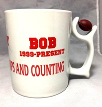 Football mug 7 National Championships &amp; counting Bud Barry Bob Oklahoma - $5.95