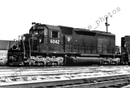 Pennsylvania Railroad PRR 6042 EMD SD40 Chicago ILL 1966 Photo - $14.95