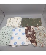 Fabric Squares Mushroom Flowers Flannel And Quilt - $253.15 MXN