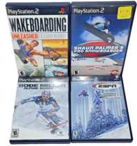 Sony PlayStation 2 PS2 Bundle 4 Game Lot XGames Snowboarding Wakeboarding Skiing - £8.02 GBP