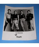 Ultravox Promo Photo Vintage 1980&#39;s Chrysalis Records Black White Glossy - $47.85 CAD