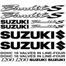 Suzuki Bandit 1200s decal kit outline - $19.99