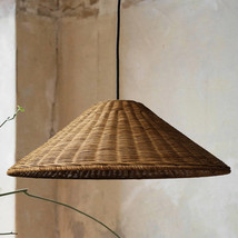 16&quot; Natural Rattan Pendant Light – A Perfect For Housewarming Gift - $159.99