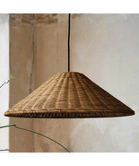 16&quot; Natural Rattan Pendant Light – A Perfect For Housewarming Gift - €137,60 EUR