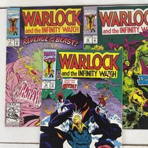 Warlock And the Infinity Watch Mixed Comic lot of 3 #6,12,16 Marvel Comi... - $7.59