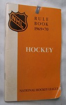 1969/1970 NHL ICE HOCKEY OFFICIAL RULE BOOK NATIONAL HOCKEY ASSOCIATION - £12.42 GBP