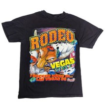 Vintage Rodeo Vegas Style I Bucked Hard Size Small 1998 Large Print Double Side - $44.50