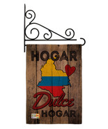 Country Colombia Hogar Dulce Burlap - Impressions Decorative Metal Fansy... - £27.15 GBP