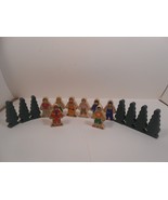 Lot of Kidkraft Wooden People and Trees - £8.83 GBP