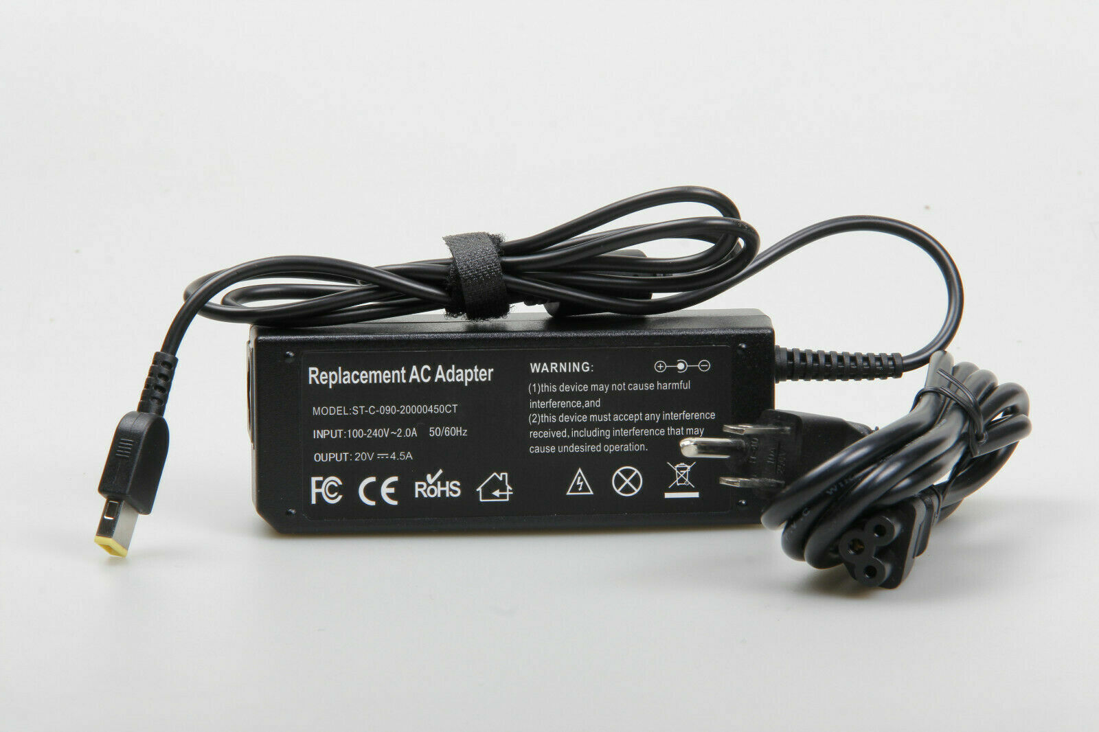 For Lenovo Ideacentre A340-24Ick F0Er All-In-One Desktop Ac Adapter Power Cord