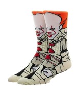 BRAND NEW IT CLOWN PENNEYWISE 360 CHARACTER CREW SOCKS SZ 10-13 HIGH QUA... - £9.56 GBP