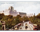 Il Embankment Street Vista Londra Inghilterra Unp DB Cartolina U24 - £3.17 GBP