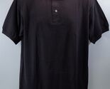 MA) Vintage Harbour Classics Men's Black Polo Shirt Large - $9.89