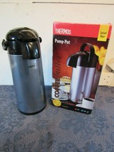 Thermos Coffee Butler Hot Cold 2 Quart Pump Pot Swivel Base - £19.50 GBP