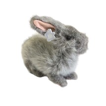 Bunny Rabbit Applause Long Hair Gray 1989 13 inch Long Vintage Realistic... - $18.30