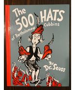 ~The 500 hats of Bartholomew Cubbins~ by Dr Seuss, Classic Seuss *Bonus*!! - $34.98