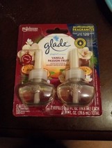 3 Pks Glade Vanilla Passion Fruit PlugIns Scented Oil Fragrance Infused (K81) - £17.92 GBP