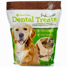  Member&#39;s Mark Dental Chew Treats for Dogs Wheat Gluten Free (30 ct)  Food - £19.95 GBP
