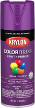 Krylon K05536007 Colormaxx Spray Paint and Primer for Indoor/Outdoor Use, Gloss - £6.93 GBP
