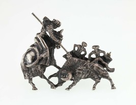 Sterling Silver Picadors on Horseback Brooch Made in Mexico Gorgeous! - £131.12 GBP