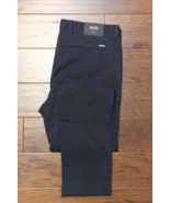 HUGO BOSS Uomo Kaito Slim Fit Cotone Elastico Blu Scuro Pantaloni Chino ... - $64.14