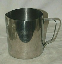 Water Pitcher Jug Beverage Server 44 oz. Stainless Steel Kitchen Ware Unbranded - £29.27 GBP