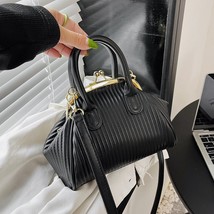 Pleated Handbag with Handle Designer Lattice Shoulder Bag for Women Clutch Purse - £30.10 GBP