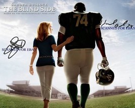 The Blind Side Cast Signed Autograph 8X10 Rp Sandra Bullock And Michael Oher - £13.57 GBP