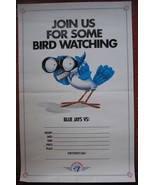 Toronto Blue Jays Early 90&#39;s Group Sales Poster Bird Watching 22*14 Inch... - $466.46 MXN