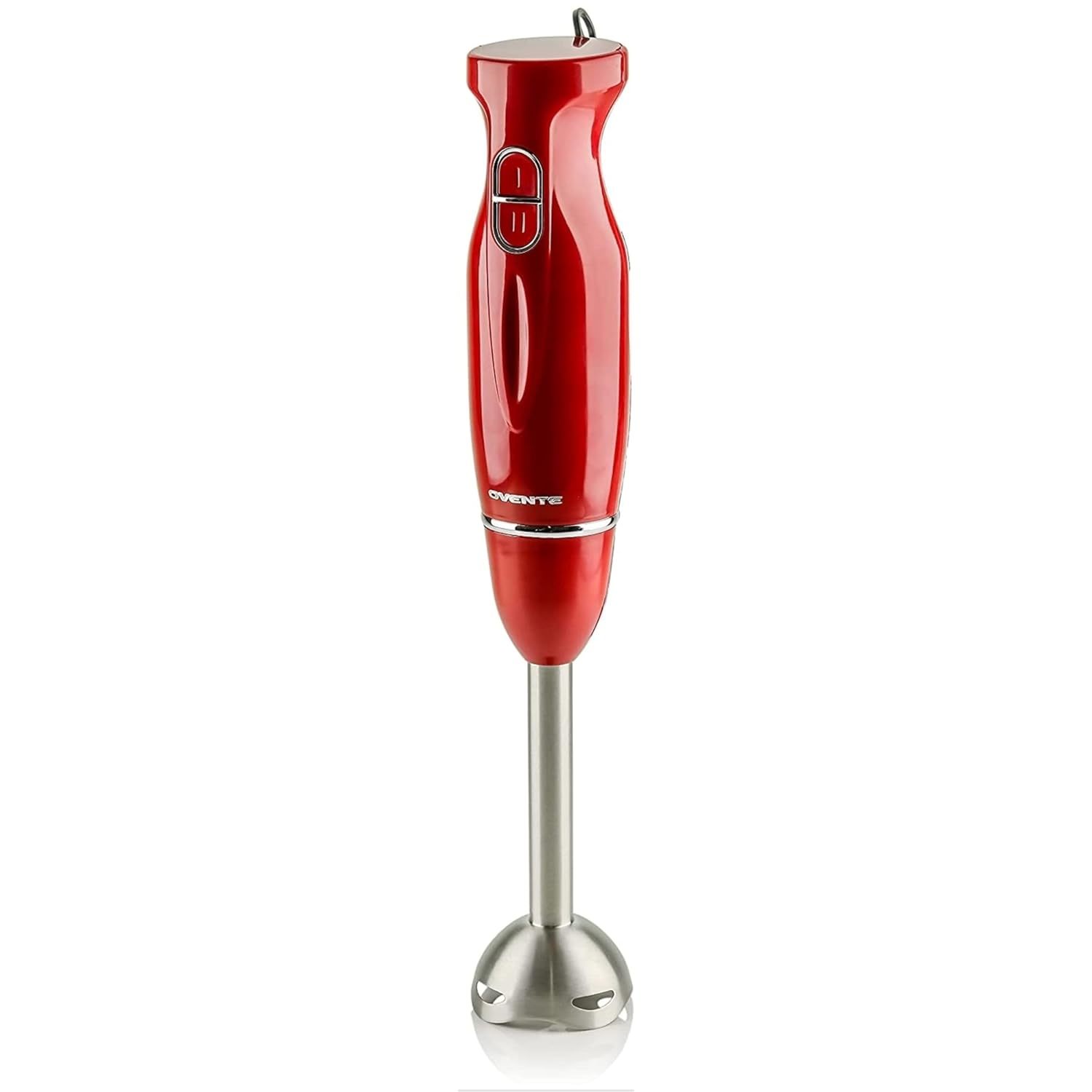Ovente Electric Immersion Hand Blender 300 Watt 2 Mixing Speed with Stainless St - $22.79