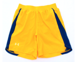 Under Armour Golden Yellow &amp; Blue UA Launch Run 7&quot; Brief Lined Shorts Me... - $39.59