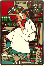 7865.Decoration Poster.Home Room wall interior art design.Reading.Tiffan... - $17.10+