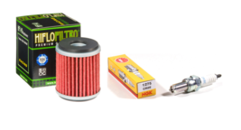 Tune Up Kit NGK CR8E Spark Plug HiFloFiltro Oil Filter For Yamaha YFZ 45... - $14.48